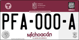 Placas Michoacán