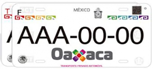 Placas Oaxaca